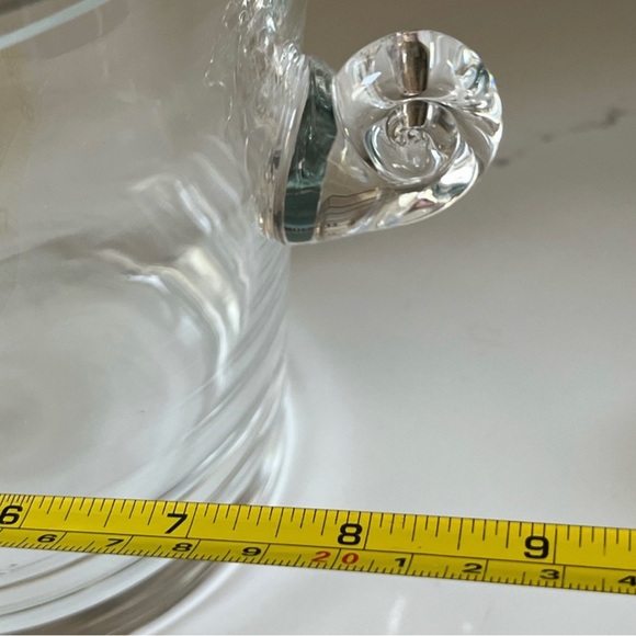 Tiffany & co crystal ice bucket and champagne cooler with scroll handles - Picture 8 of 11